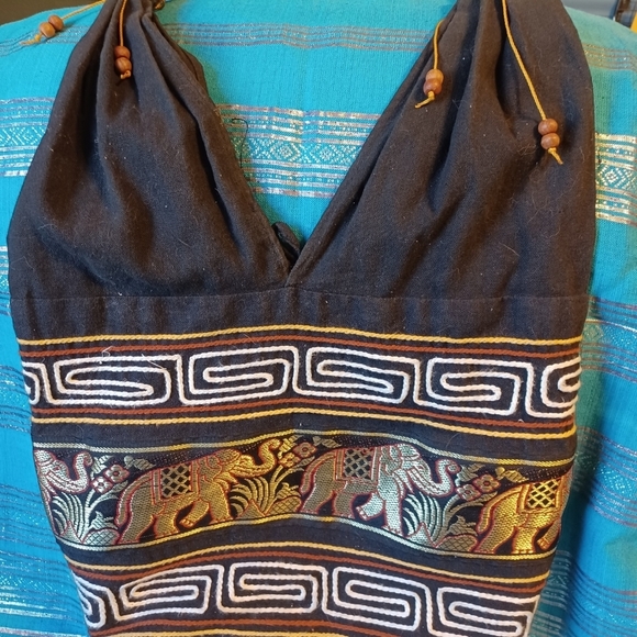 Hand Crafted Handbags - A 1960s woven cotton bag from Thailand